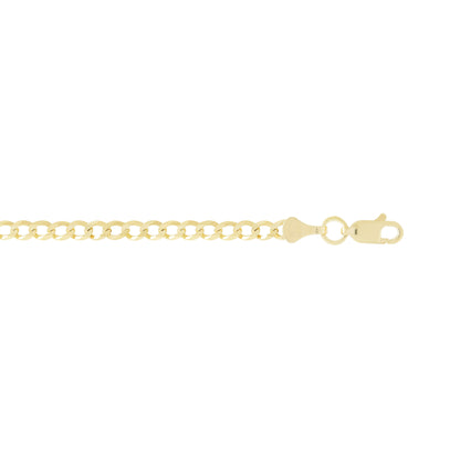 Cadena Barbada 4.5mm (Oro sólido 10k)