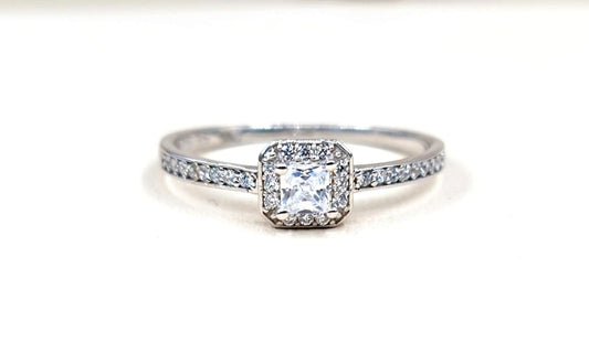 Anillo de Compromiso Diamantes Naturales